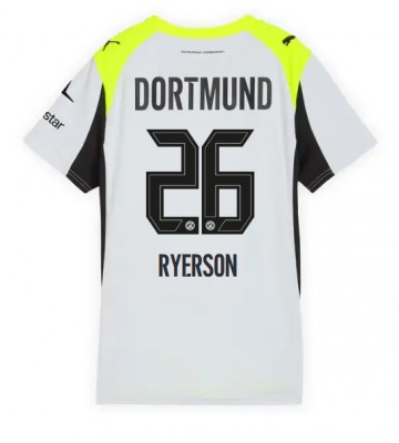 Borussia Dortmund Julian Ryerson #26 Udebanetrøje Dame 2025-26 Kortærmet